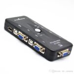 4 Port USB 2.0 Monitor VGA KVM Switch